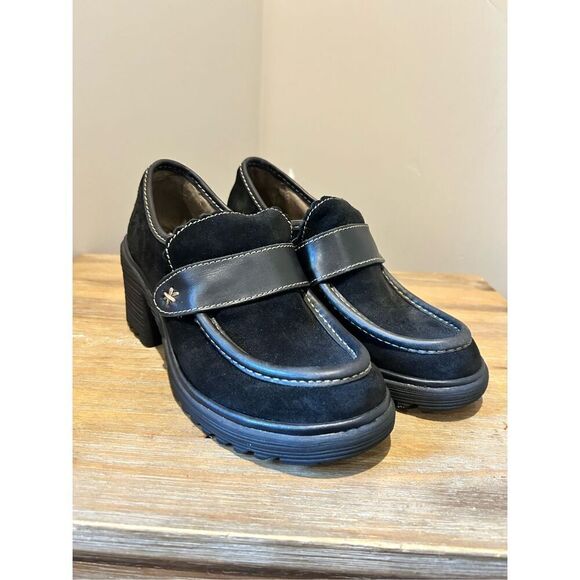 Fly London Wend Pump Suede Loafers - Picture 1 of 8
